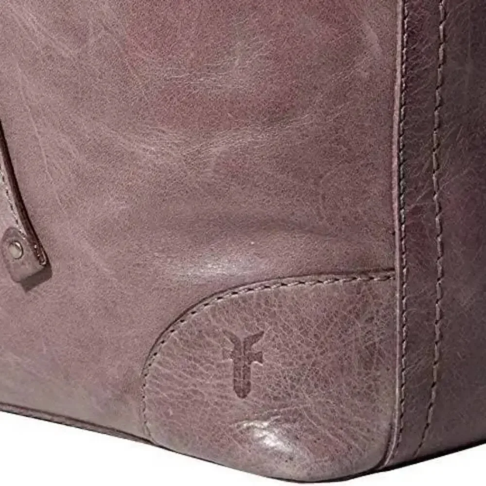 FRYE‎ MELISSA LEATHER DRAWSTRING HOBO BAG PURSE NEW AMETHYST